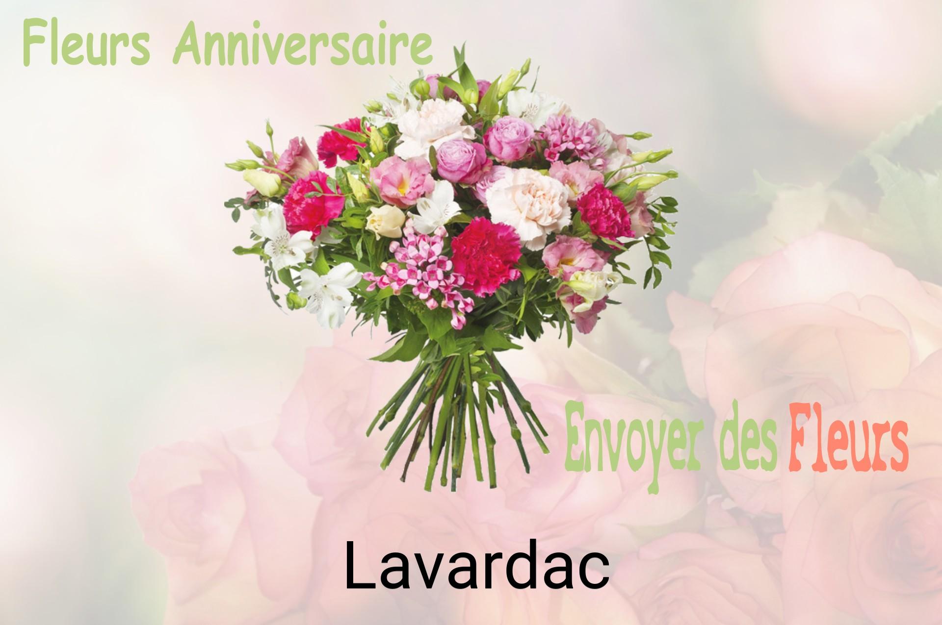 Bouquet de fleurs d’anniversaire livré à Lavardac