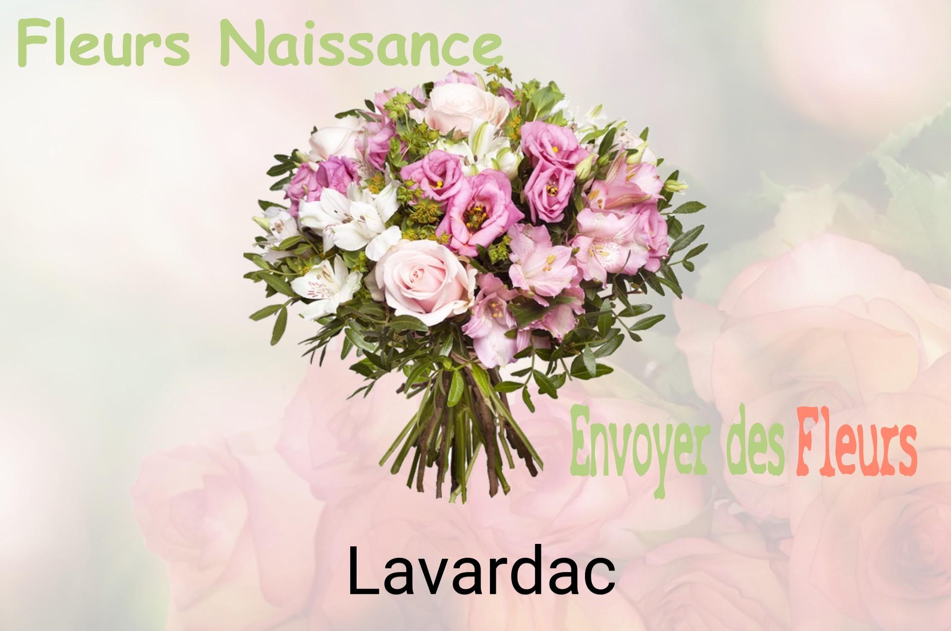 Bouquet de fleurs de naissance livré à Lavardac